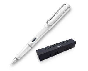 Ручка перьевая Lamy 019 Safari цвет чернил синий цвет корпуса белый (артикул производителя 4000226)